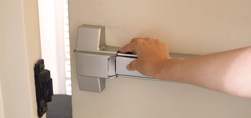 Roller Gate Panic Bar Installation in East San Gabriel, California